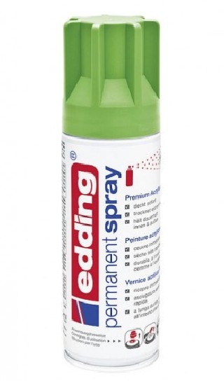 edding spray verde amarillo mate. edding 5200 927