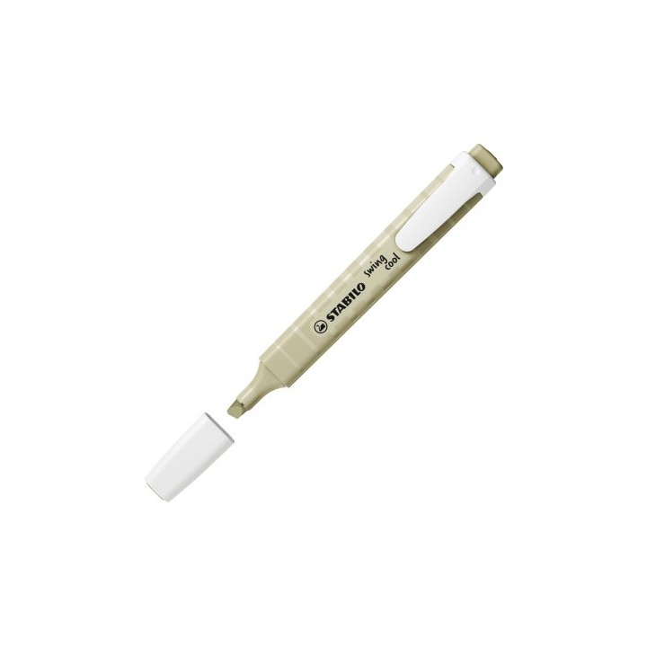 stabilo marcador fluorescente swing cool nature trazo 1/4mm. verde barro stabilo 275/137  pack  10 u