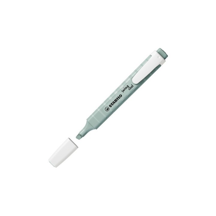 stabilo marcador fluorescente swing cool nature trazo 1/4mm. verde tierra stabilo 275/163  pack  10