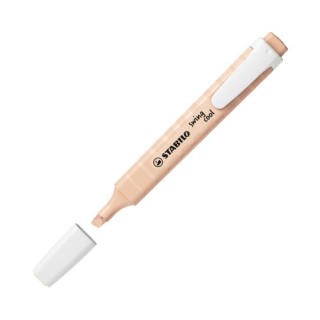 stabilo marcador fluorescente swing cool nature trazo 1/4mm. beige stabilo 275/186  pack  10 unidade