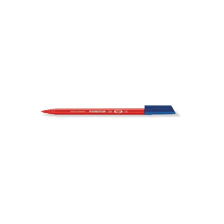 staedtler rotulador noris punta de fibra 326 color rojo staedtler 326 2  pack  10 unidades