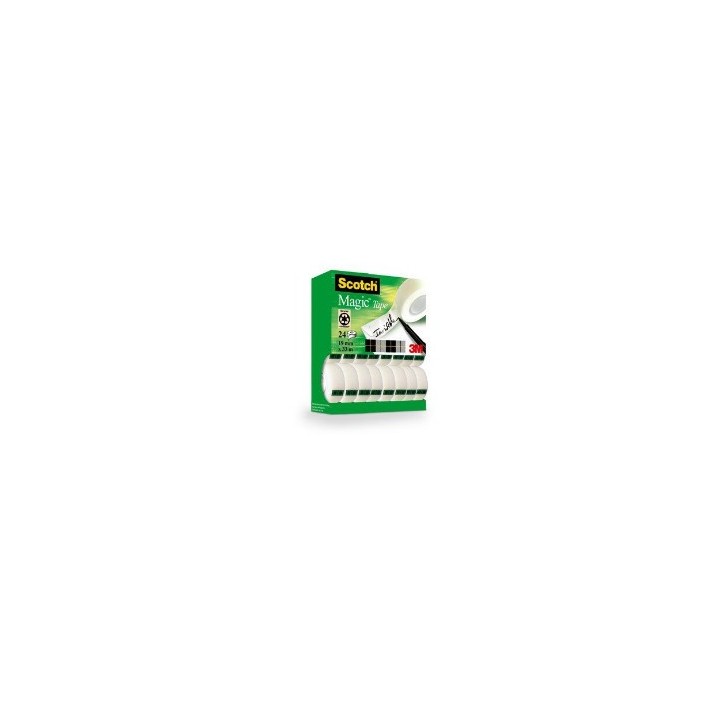 scotch pack 12+2 rollos cintas adhesivas invisibles magic19mm × 33m 810pck14 scoth 7100026965
