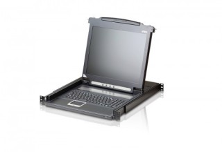 aten aten cl1000m interruptor kvm montaje en rack negro
