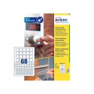 avery avery am00sa4 etiqueta autoadhesiva plaza permanente transparente 680 pieza s