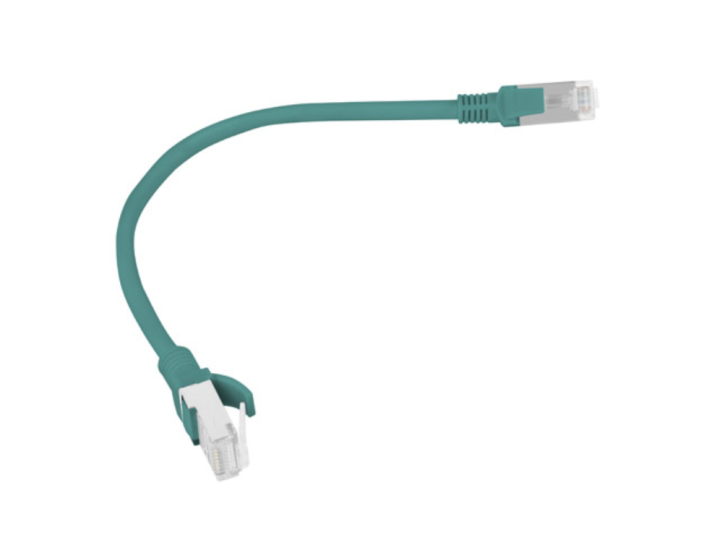cable red lanberg latiguillo cat.6 utp 0.25m verde fluke  passed