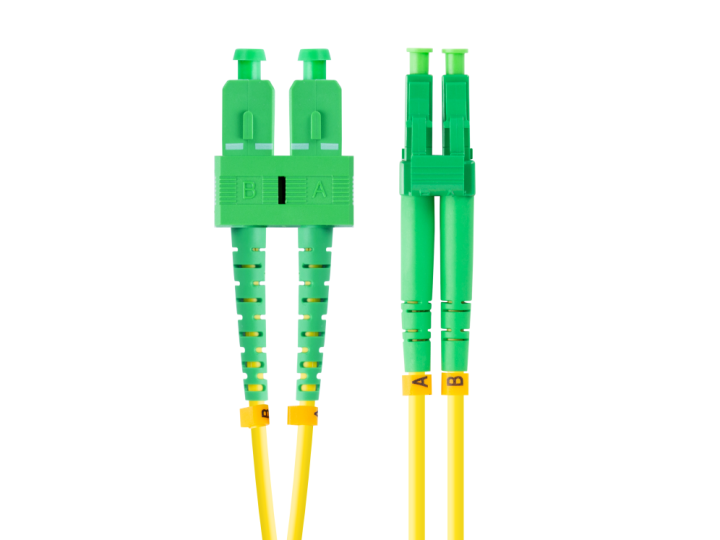 cable de fibraoptica lanberg 2m mono sc/apc lc/apc duplex g657a1 lszh amarill