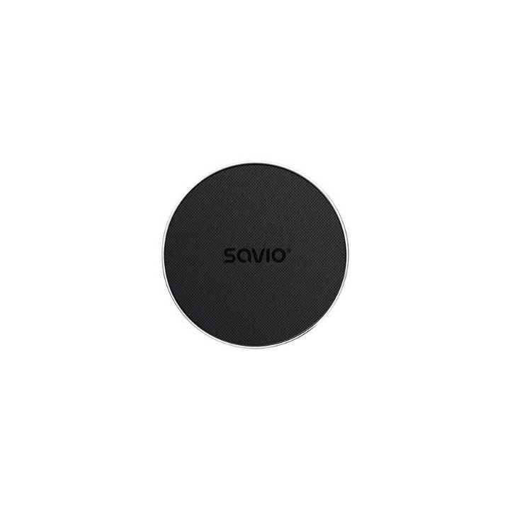cargador qi savio 15 w la 08 negro carga inalambrica versatil prot. puerto usb