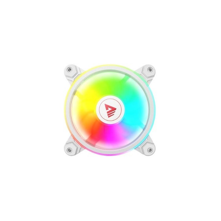 kit 4 ventiladores pc savio con mando white fan 01 argb refrigeracion eficaz 12v iluminacion rgb