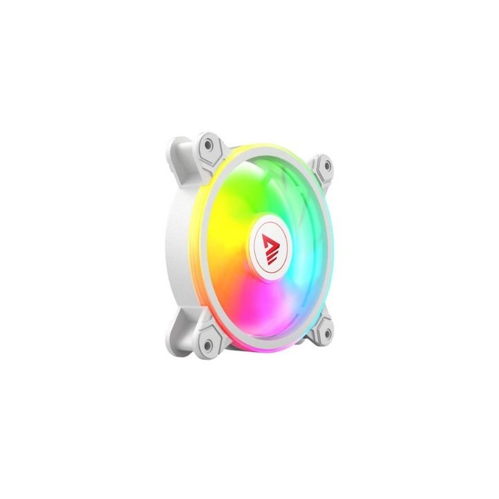 kit 4 ventiladores pc savio con mando white fan 01 argb refrigeracion eficaz 12v iluminacion rgb