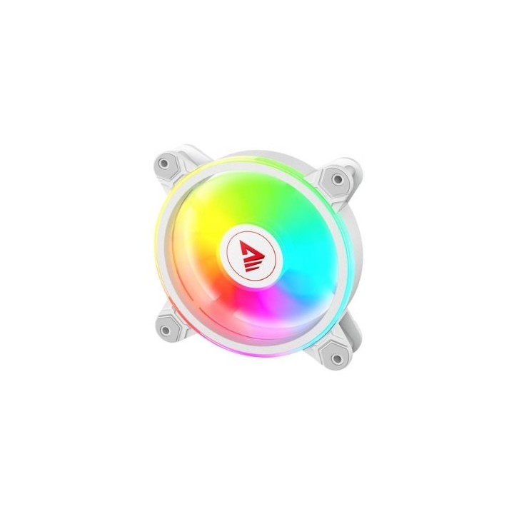 kit 4 ventiladores pc savio con mando white fan 01 argb refrigeracion eficaz 12v iluminacion rgb