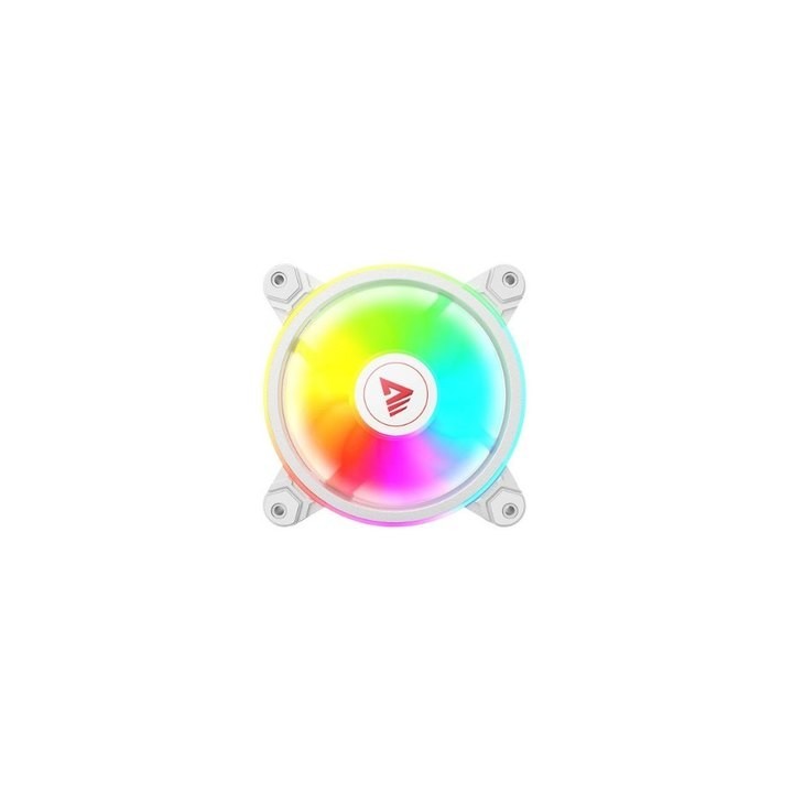 kit 4 ventiladores pc savio con mando white fan 01 argb refrigeracion eficaz 12v iluminacion rgb