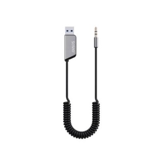 transmisor aux savio manos libres tr 16 negro control voz bt 5.3 conector de musica