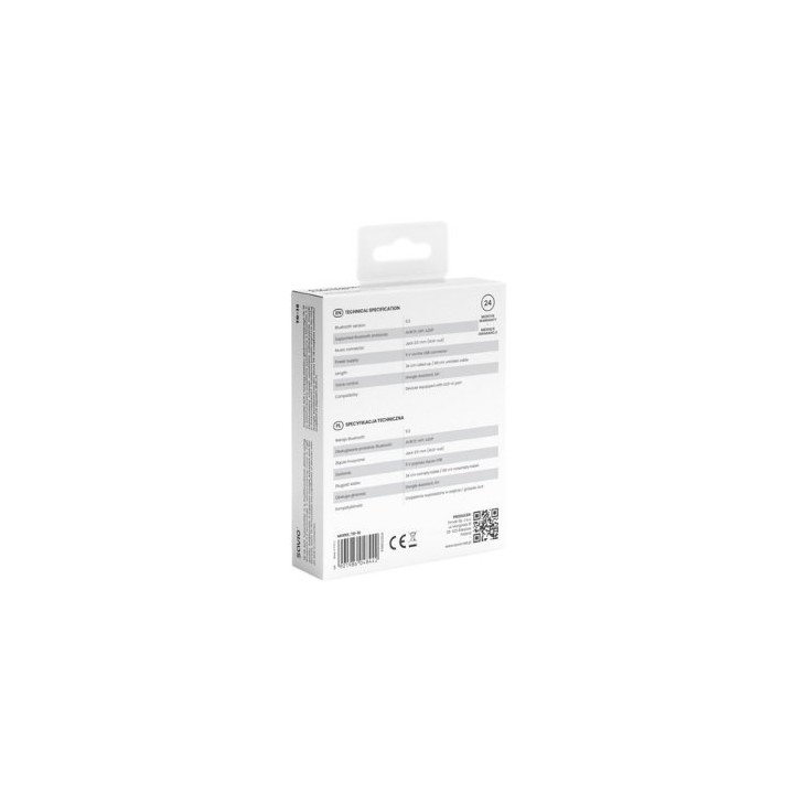 transmisor aux savio manos libres tr 16 negro control voz bt 5.3 conector de musica