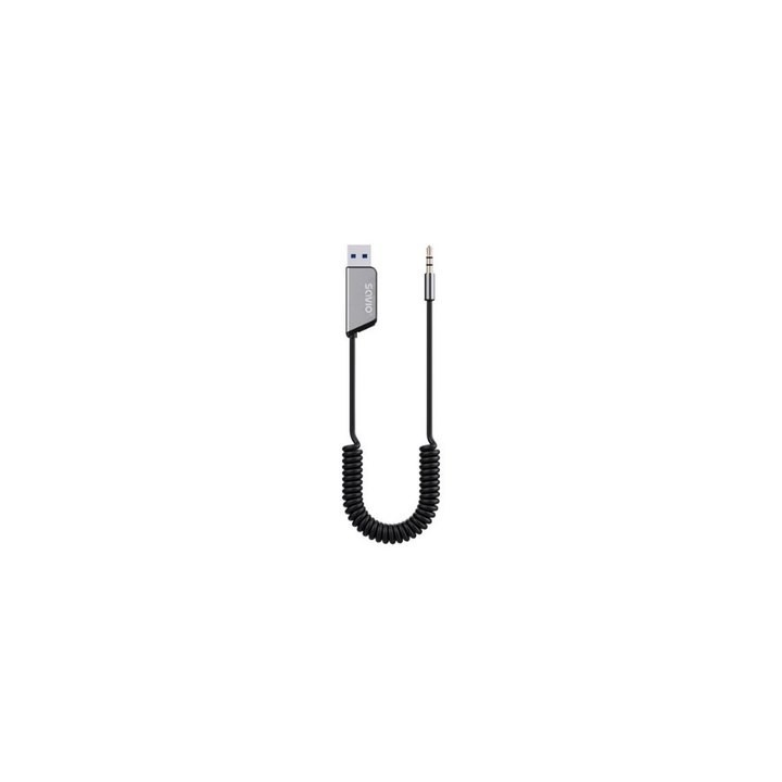 transmisor aux savio manos libres tr 16 negro control voz bt 5.3 conector de musica