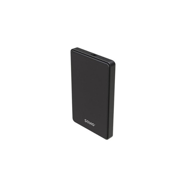carcasa externa disco duro hdd sdd 2.5  ak 73 73 negro seg. datos plug