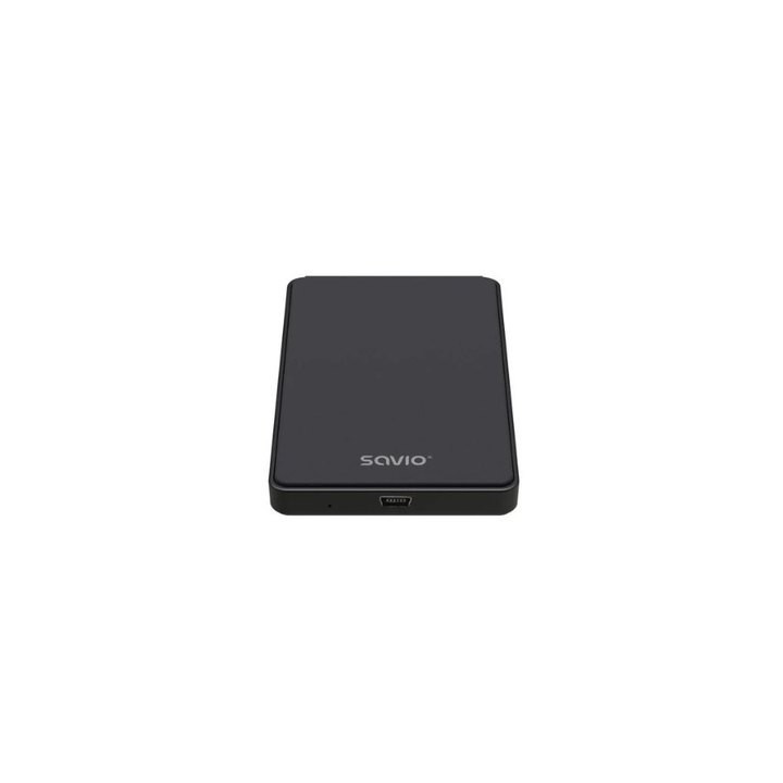 carcasa externa disco duro hdd sdd 2.5  ak 73 73 negro seg. datos plug