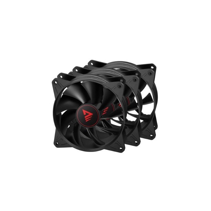 ventilador 120x120 savio  blade x1 pack 3 120mm 4 pines 1800rpm 32dba