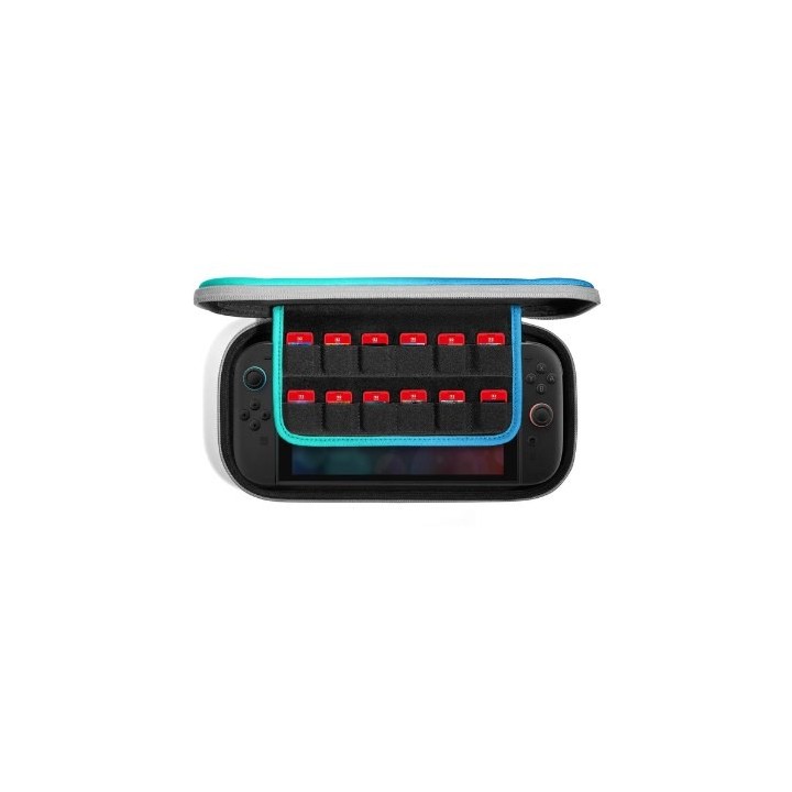 funda tomtoc nintendo switch 2 fancycase g05 blue ranura para 12 juegos