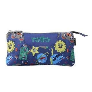 totto estuche 3 compartimentos tablero tello totto ac52eco012 2416z 8jz