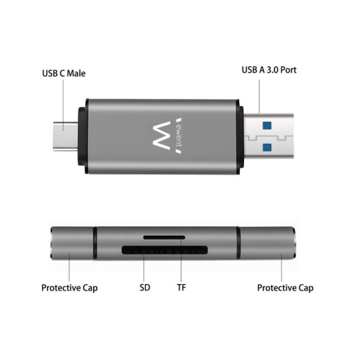 ewent ew1075 usb3.1 gen 1 compact card reader all