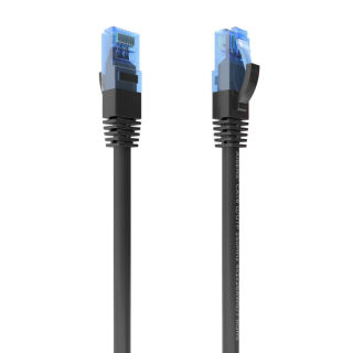 cable red aisens latiguillo rj45 cat.6 utp awg26 cca negro 10m
