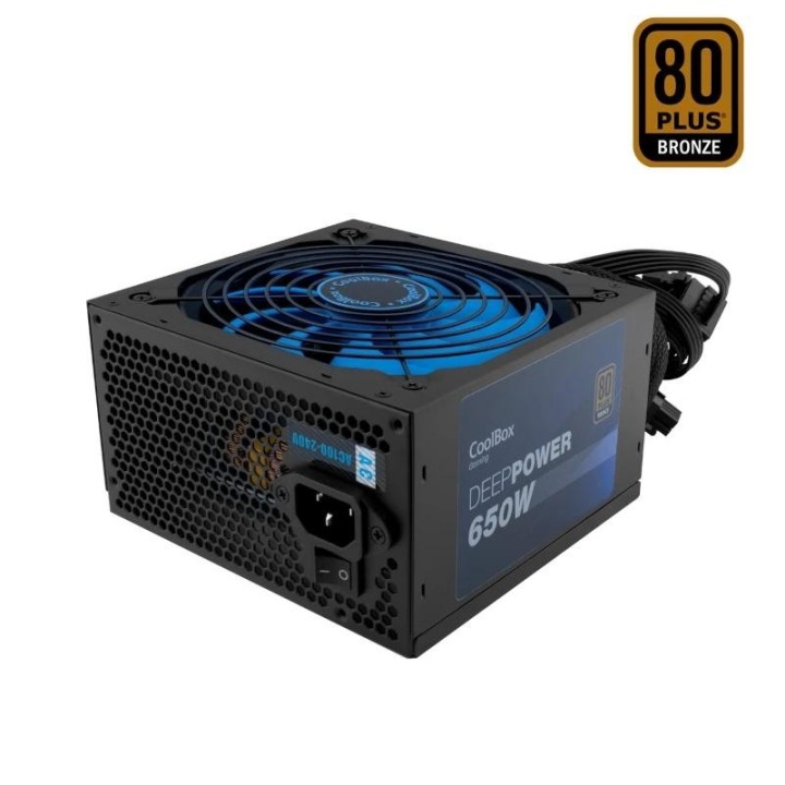 coolbox gaming fuente alimentacion 650w 80+ bronze