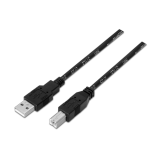 cable aisens usb 2.0 impresora tipo a m b m negro 1.0m