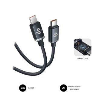 subblim subblim cable optimus 60w c c 2m black