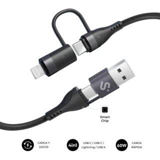 subblim subblim cable top 4in1 60w c c l a 1,2m