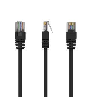 cable red gembird utp cat5e 2m negro