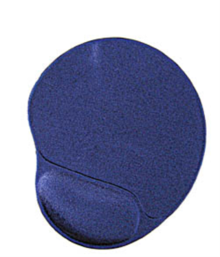 alfombrilla gembird soporte gel azul 260x220x4