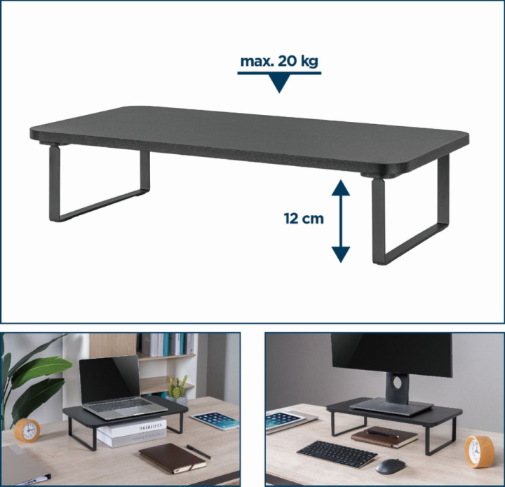 soporte de monitor gembird rectangular