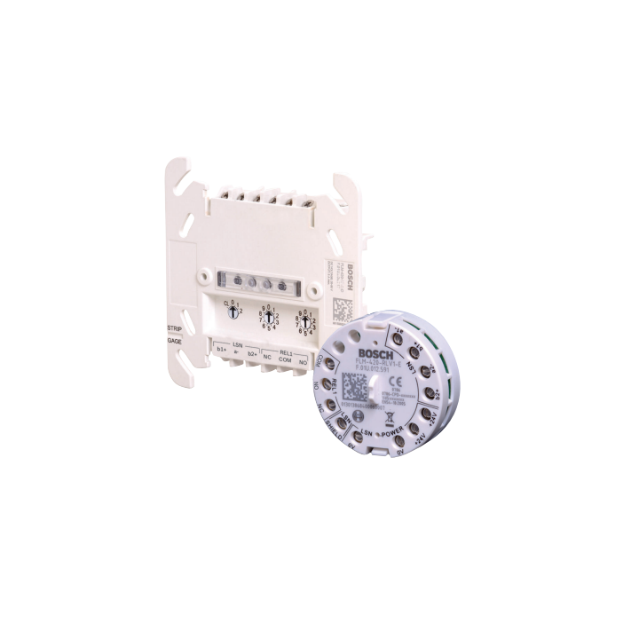bosch bosch incendio  flm 420 rlv1 e  modulo 1 salida rele, montaje empotrado, 24vcc   1a, en54 18,
