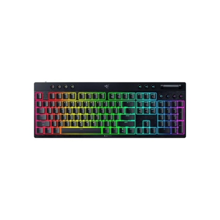razer razer blackwidow v4 low profile hyperspeed teclado juego usb + rf wireless + bluetooth qwerty