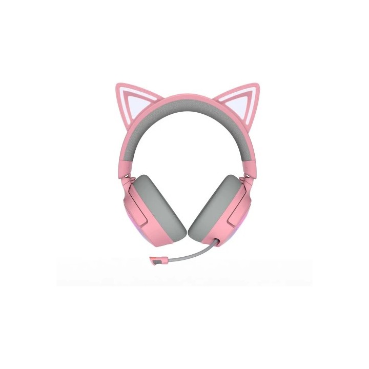 razer auriculares razer kraken kitty v3 pro quartz  rz04 05170200 r3m1