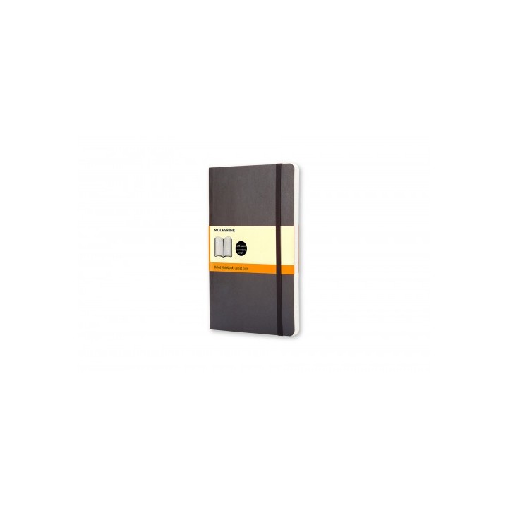 moleskine libreta clasica tapa blanda negra p  9x14cm  rayada moleskine qp611