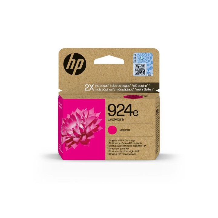 hp cartucho de tinta original evomore 924e magenta