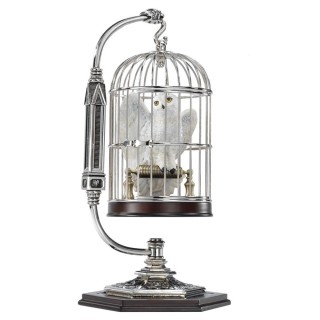 the noble collection figura en miniatura the noble collection harry potter hedwig en jaula