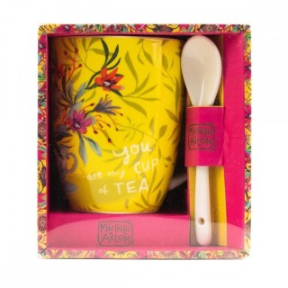 enesco taza con cuchara enesco you are my cup of tea