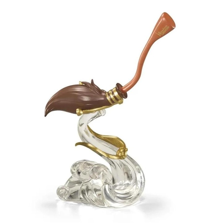 the noble collection prop   ups    nimbus 2000 & snitch dorada    harry potter