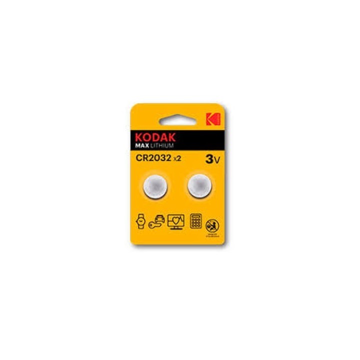 kodak blister pilas kodak boton   litio ultra cr 2032 blister 2 pilas