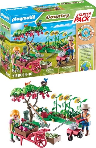 playmobil playmobil starter pack huerto