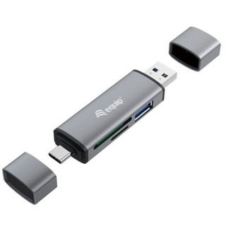 equip lector de tarjetas usb tipo a   usb tipo c equip life usb 3.0    sd    micro sd