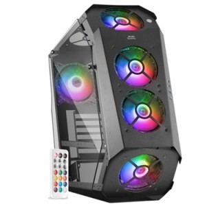 mars gaming caja ordenador mars gaming mc51 premium atx 2 x usb 3.0 5 x 120mm argb