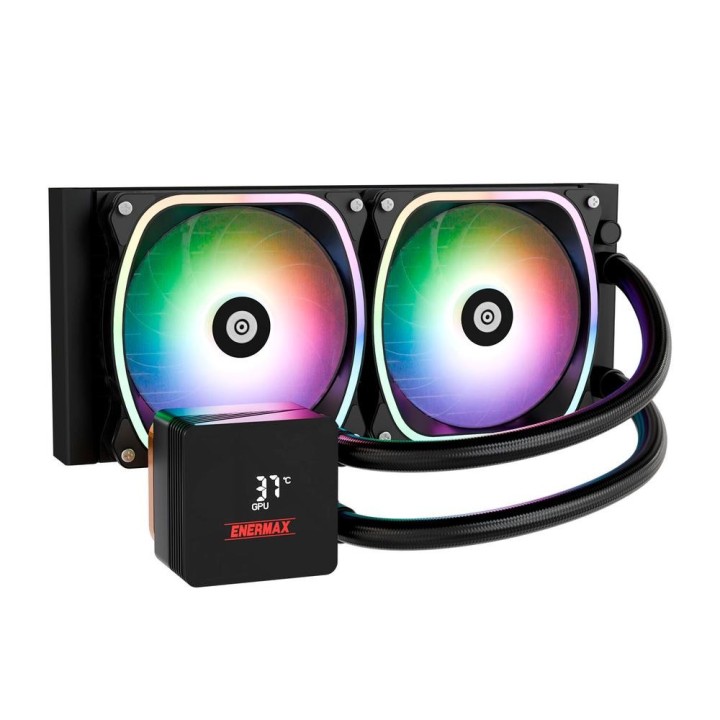 enermax kit refrigeracion liquida cpu enermax aquafusion ii 240mm gaming 2 x12cm