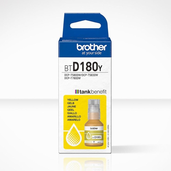 brother botella tinta brother btd180y amarilla 5000 paginas