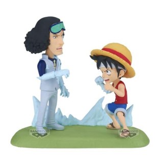 banpresto figura banpresto one piece world collectable figure log stories monkey.d.luffy vs kuzan 9c