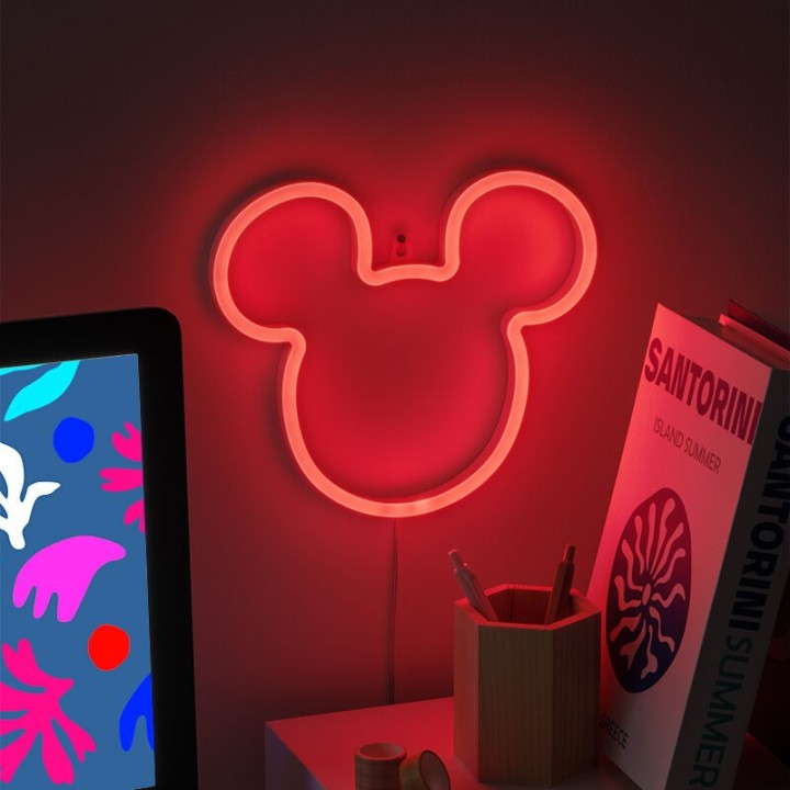 paladone luz neon paladone mickey mouse