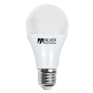 silver bombilla led regulable decorativa silver electronics estandar 8w 70w    e27    5000k    670 l