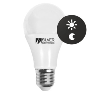 silver bombilla led eco decorativa silver electronics estandar 10w 85w    e27    2700k    820 lm